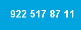 922 517 87 11 922 517 87 11
